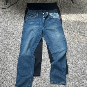 Zara 34 button fly jeans